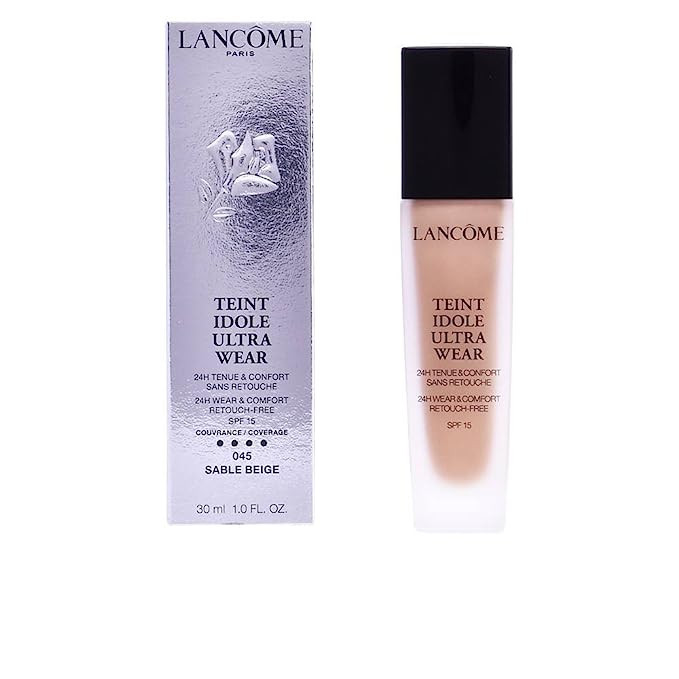 LANCOME Стойкий тональный крем с матирующим эффектом Teint Idole Ultra Wear SPF15, Тон 045 Sable Beige, 5 мл. Миниатюра Цена 399 р.