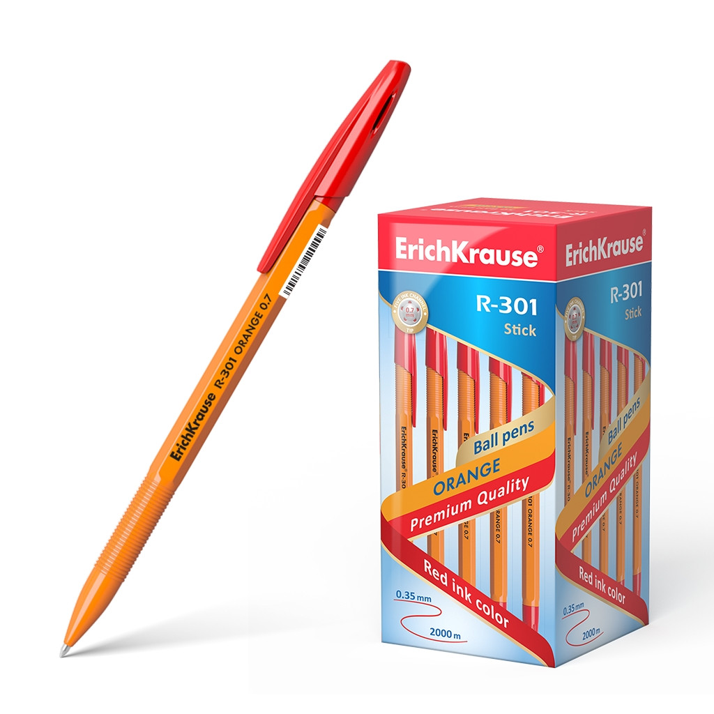 43196   ErichKrause® R-301 Orange Stick 0.7,    (   50 .)  12+%   42 .jpg