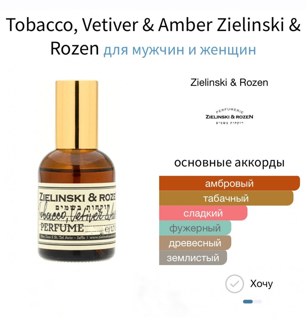 Tobacco,Vetiver&Amber  50  5800+%+