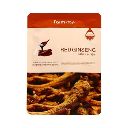       VISIBLE DIFFERENCE MASK SHEET RED GINSENG, 1 22 +%