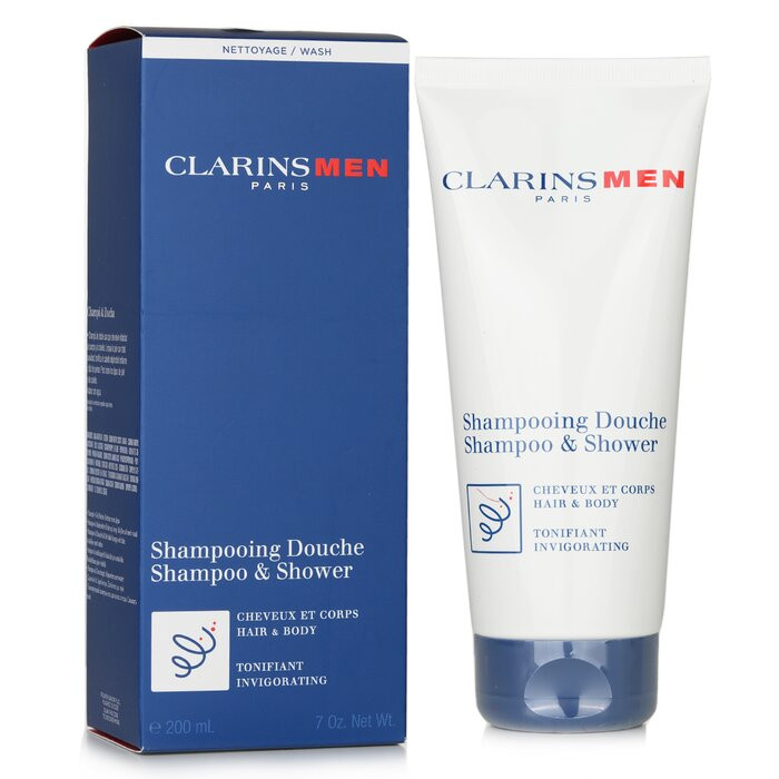 Clarins Shampooing Douche Тонизирующий шампунь-гель для волос и тела, 200 мл. Цена 1499 р.