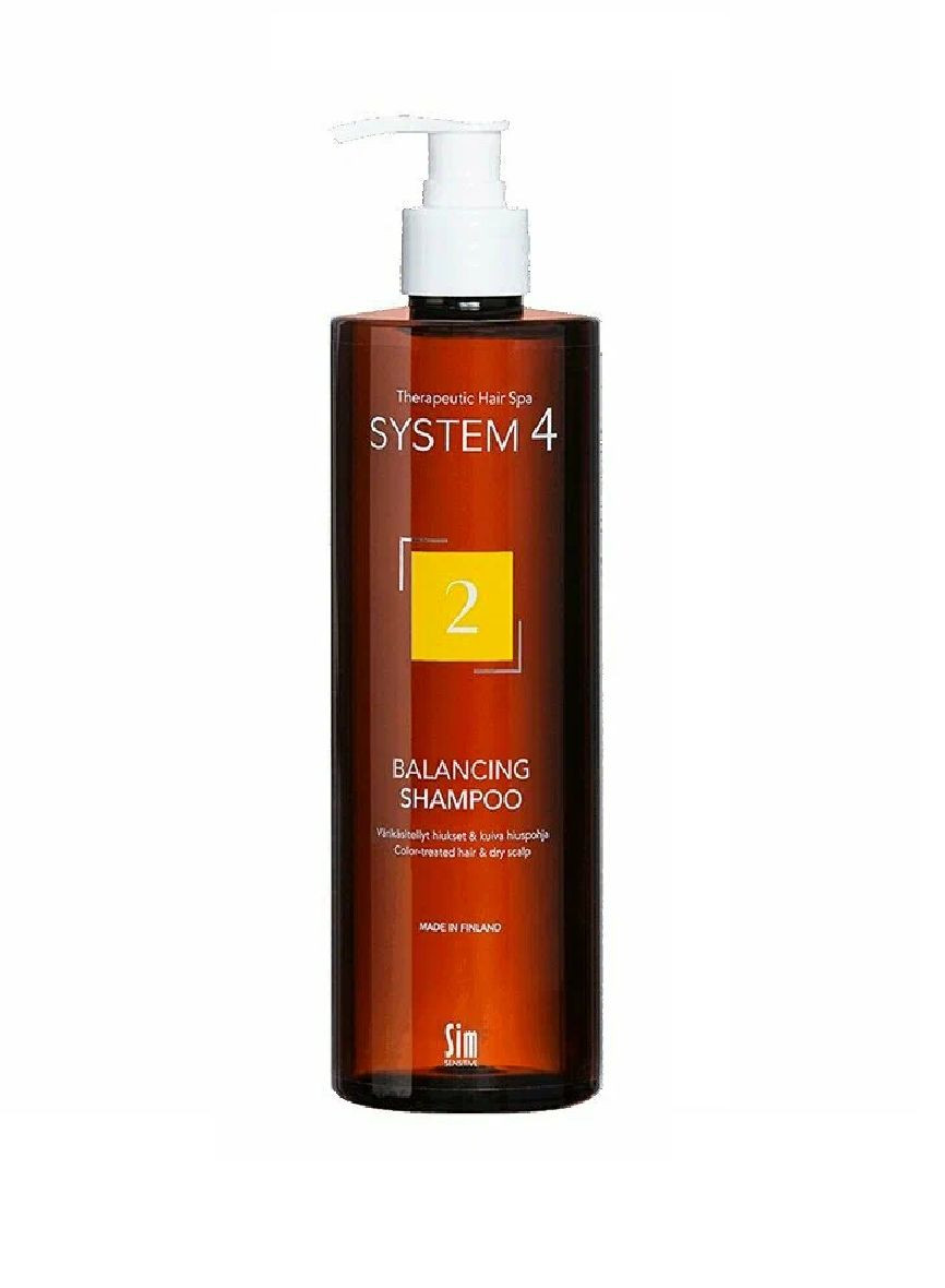 System 4 2 Balancing Shampoo Терапевтический шампунь No2 для сухой кожи головы и поврежденных волос, 500 мл. Цена 1799 р.