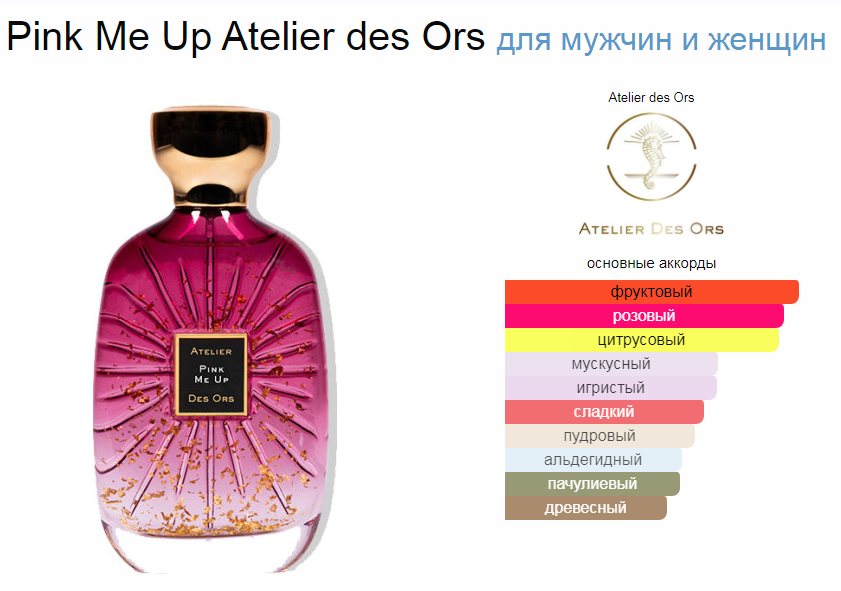 Pink Me Up Atelier des Ors 100 