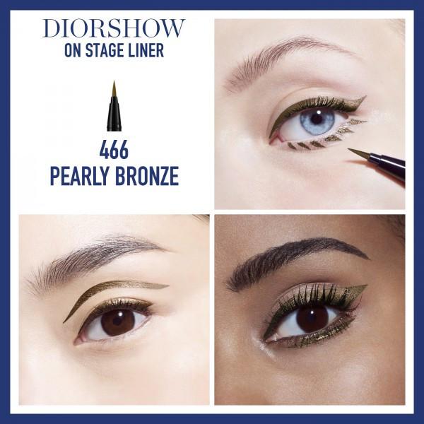 Dior Diorshow On Stage Liner  Водостойкая подводка-фломастер, Тон 466 Жемчужно Бронзовый, 0,55 мл. Цена 1499 р.