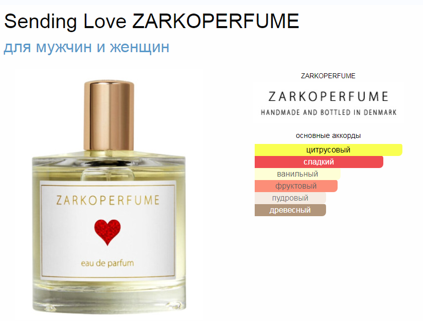 Sending Love ZARKOPERFUME 100