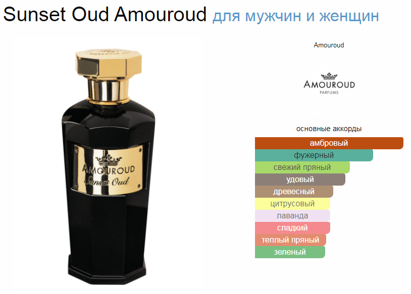 Sunset Oud Amouroud 100