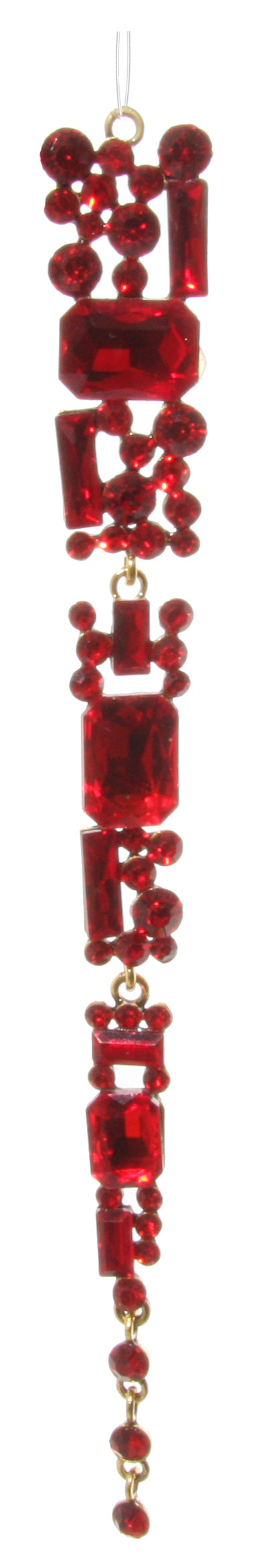 58575 Gem icicle red gold 20,5cm a = max width b = base width h = height Min amount (MOQ) 18 10,2 