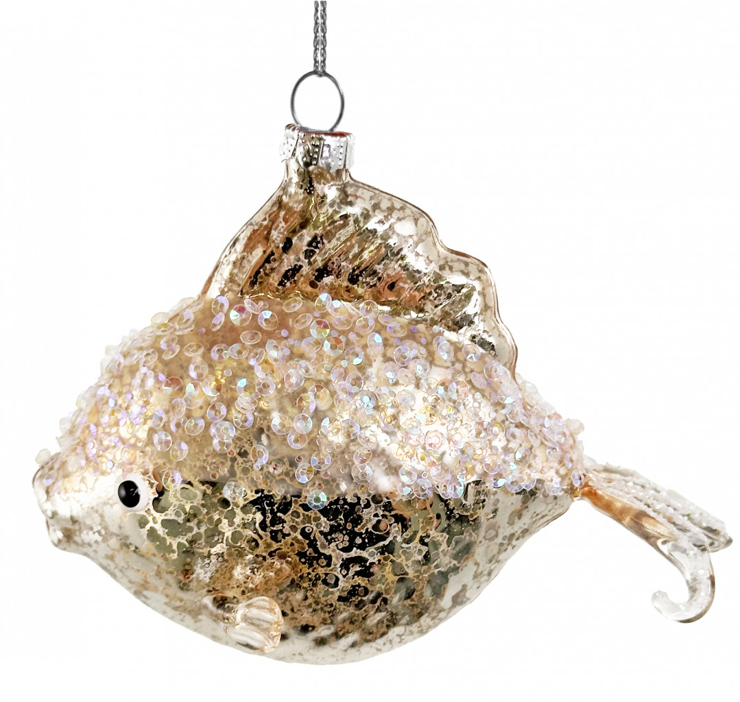 69915 Glass gold fish frosted 11cm a = max width b = base width h = height Min amount (MOQ) 8 - 15,64 