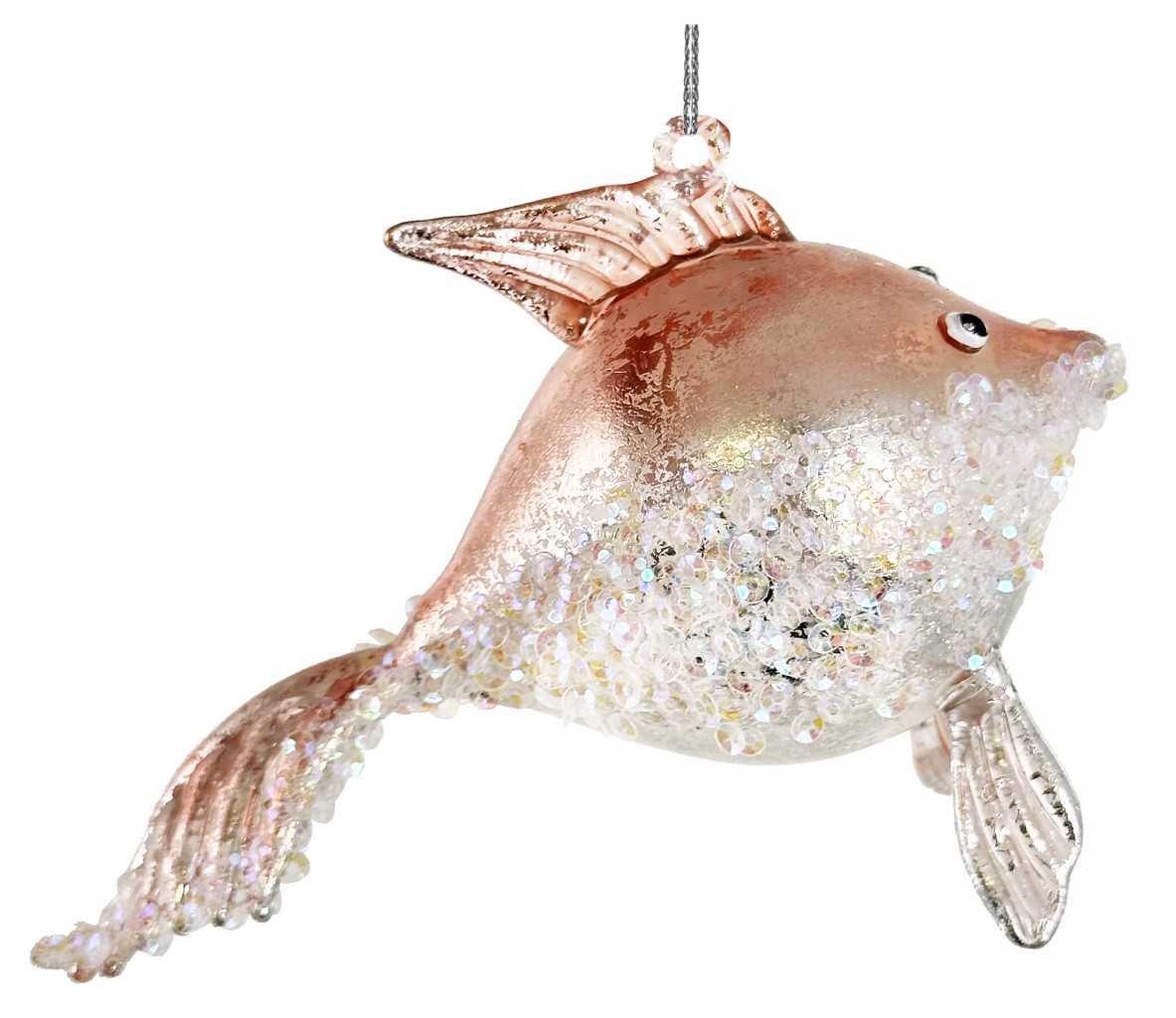 69909 Glass gold fish beaded 11cm a = max width b = base width h = height Min amount (MOQ) 8 - 18,78 