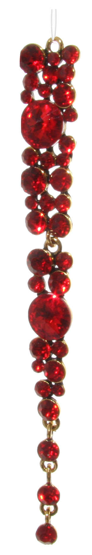 58573 Gem icicle red gold 13,5cm a = max width b = base width h = height Min amount (MOQ) 16 - 6.54 