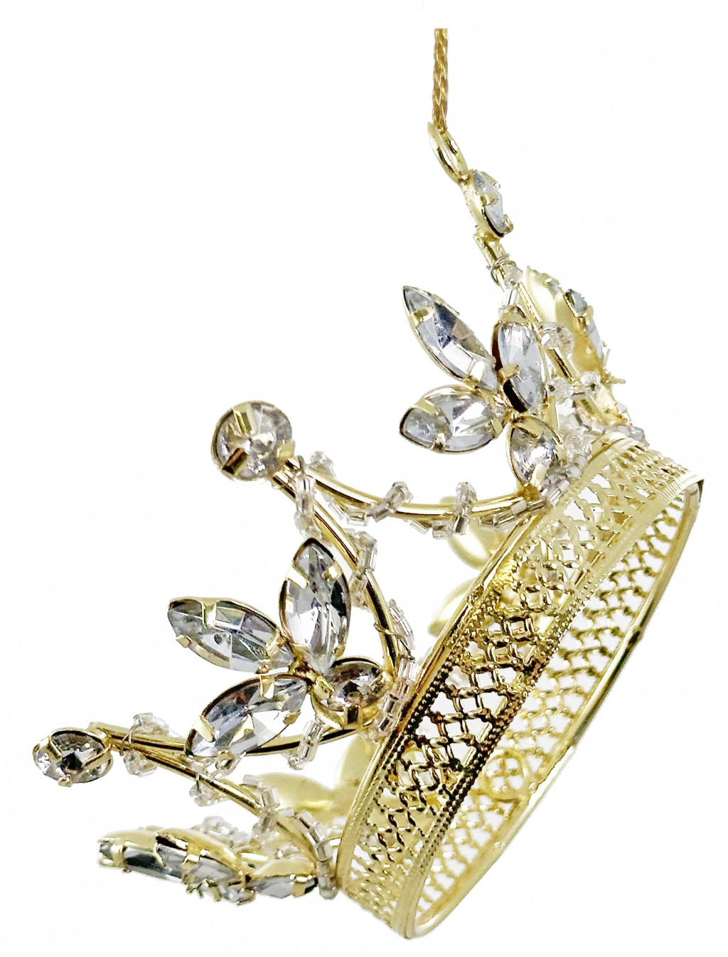 68442 Metal crown ornament gold 11cm a = max width b = base width h = height Min amount (MOQ) 32 - 4,9 