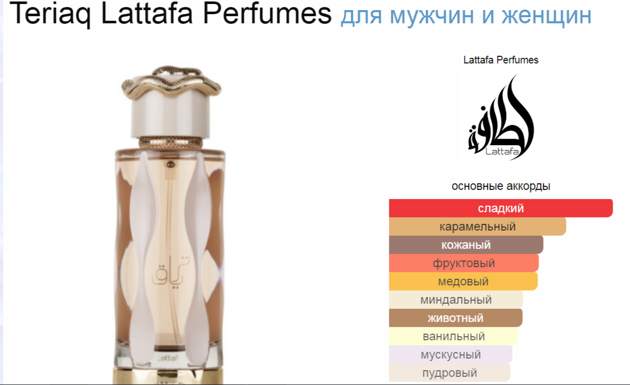 Teriaq Lattafa Perfumes100