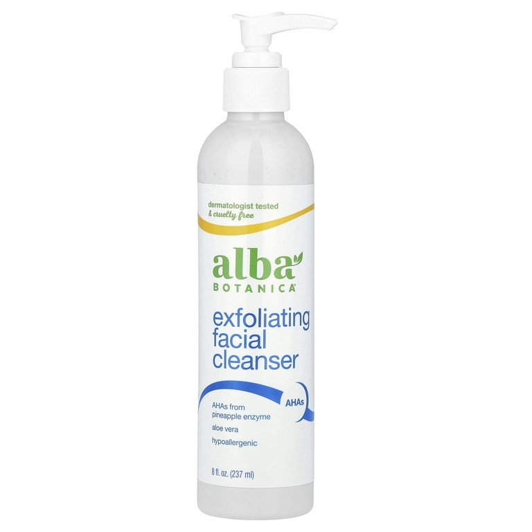 ALB-00802 Alba Botanica, Отшелушивающее очищающее средство для лица, 237 мл - 2063,85 руб