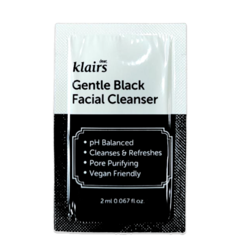 ПРОБНИК пенка с кремово-сливочной текстурой KLAIRS Gentle Black Facial Cleanser 30руб+%
