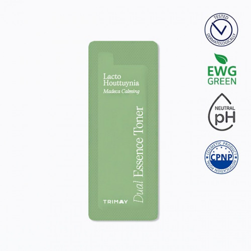 ПРОБНИК тонер TRIMAY Lacto Houttuynia Madeca Calming Toner 1 шт 19руб+%