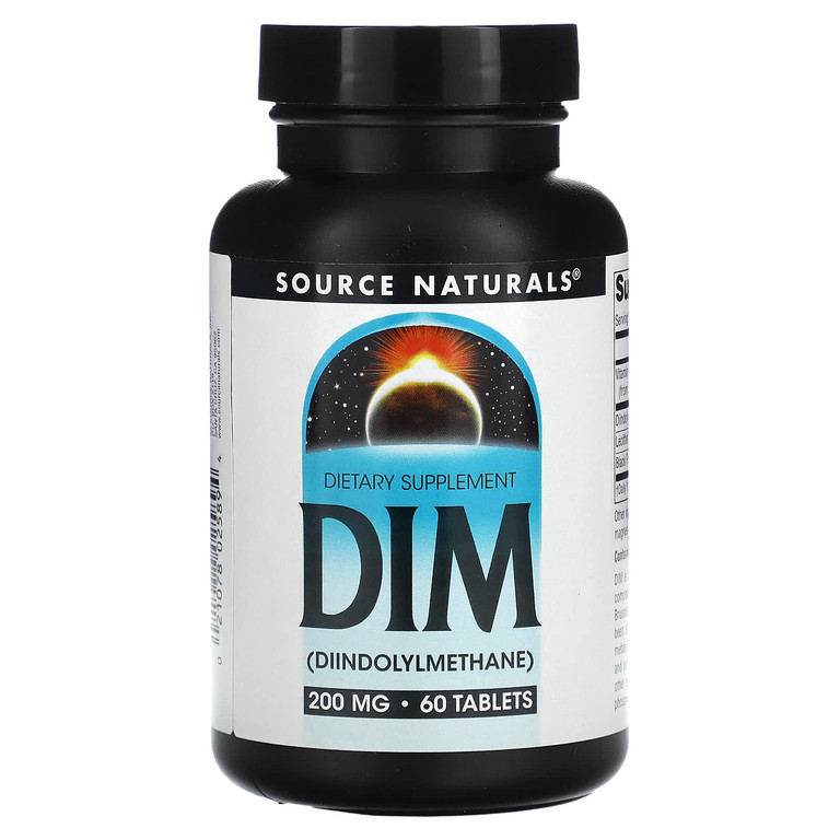 SNS-02589 Source Naturals, DIM (дииндолинметан), 200 мг, 60 таблеток - 1665.78 руб