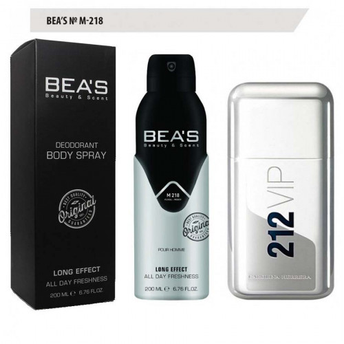 232   Beas Carolina Herrera 212 Vip men 200 ml . M 218