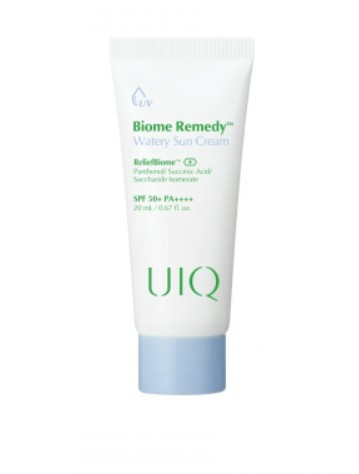 ПРОБНИК UIQ Легкий увлажняющий солнцезащитный крем с постбиотиками SPF50 Biome Remedy™ Watery Sun Cream 40р