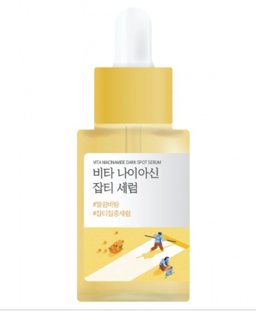 ПРОБНИК Round Lab Сыворотка против пигментации с ниацинамидом Vita Niacinamide Dark Spot Serum _ 40р