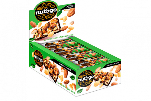 «Nut&Go»,  Almond & peanut, 36 ( 18)