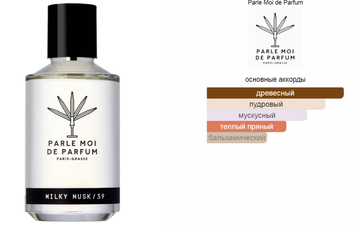 Milky Musk 39 Parle Moi de Parfum 100