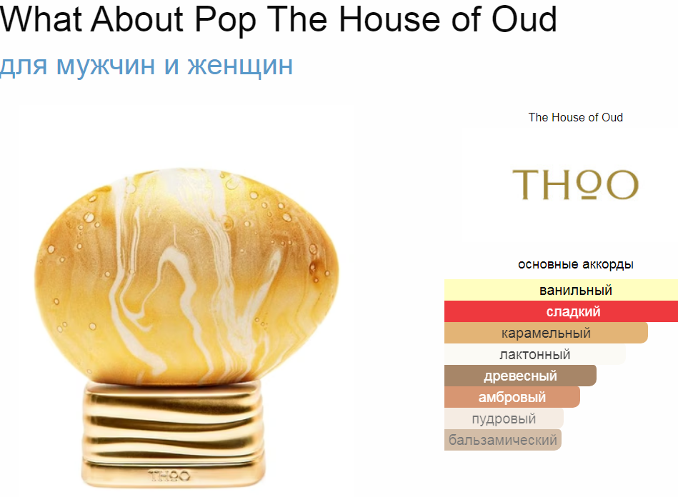 What About Pop The House of Oud 75 